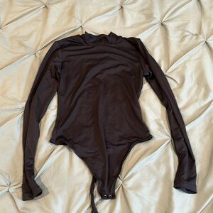 Mockneck bodysuit